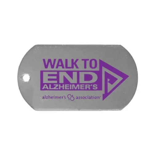 Metal Dog Tag with 23 1/2" Ball Chain