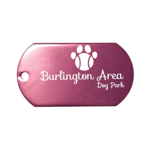 Metal Dog Tag with 23 1/2" Ball Chain