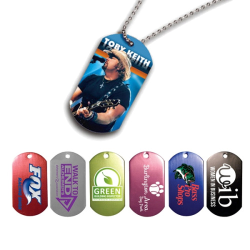 Metal Dog Tag with 23 1/2" Ball Chain