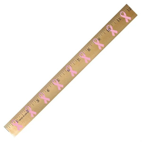 Ribbon Background Rulers - Clear Lacquer Finish