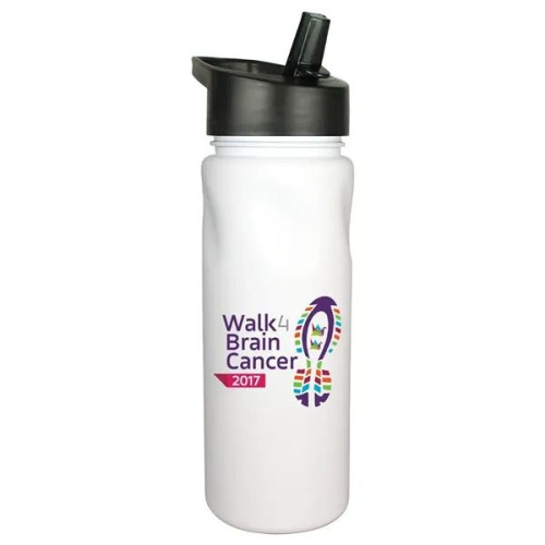 24 Oz. Cycle Bottle with Straw Cap Lid, Full Color Digital