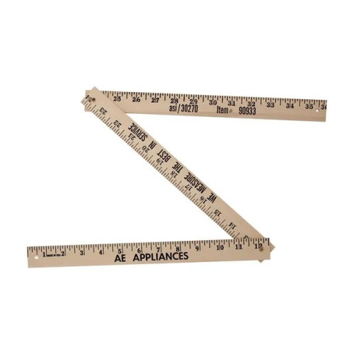 Folding Yardsticks-Natural Finish