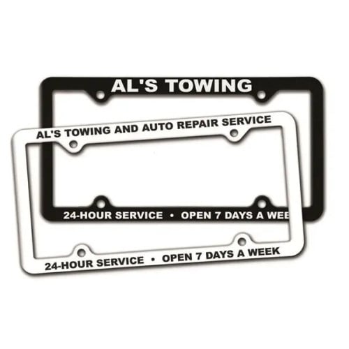 Thin Panel License Plate Frames