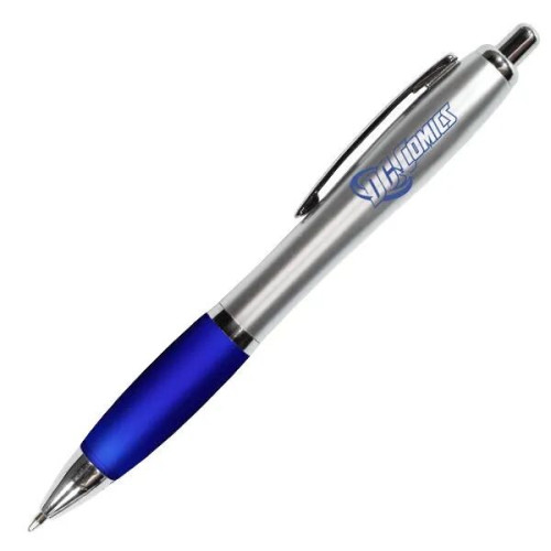 Silhouette Satin Grip Pen - Blue Ink