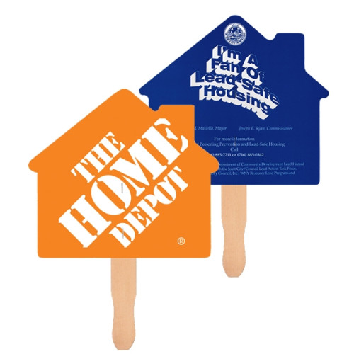 House Shape Hand Fan