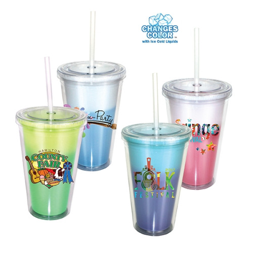 Mood™ 16 oz. Victory Acrylic Tumbler with Straw Lid, Full