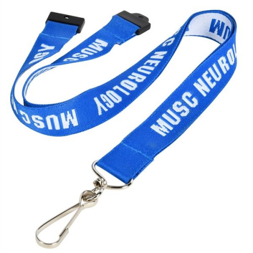 Custom 3/4" Woven Lanyards w/ Safety Breakaway