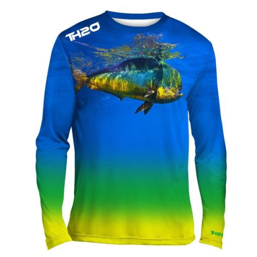 Unisex 170 GSM Sunproof SPF 50+ Long Sleeve Fishing T-Shirt