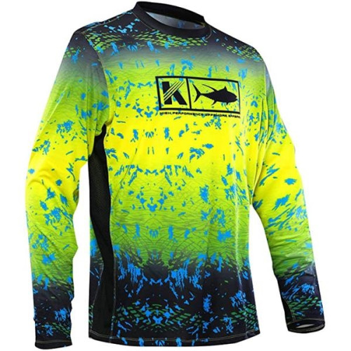 Unisex 170 GSM Sunproof SPF 50+ Long Sleeve Fishing T-Shirt
