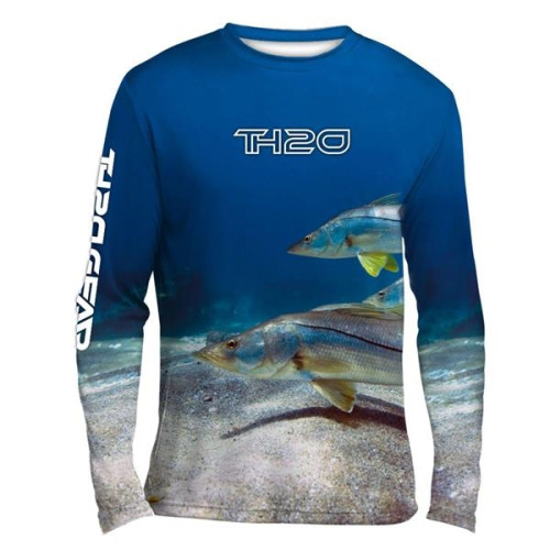 Unisex 170 GSM Sunproof SPF 50+ Long Sleeve Fishing T-Shirt