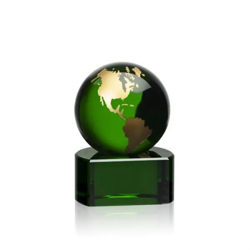 Marcana Globe Award - Green/Gold