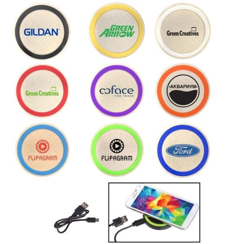 10W Eco Friendly Wireless Charging Pad For Mobile Devices Ma