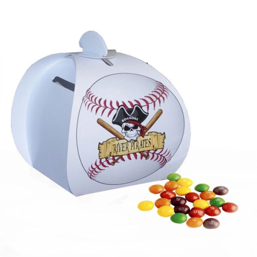 Baseball Paper Bank with Mini Bag of Skittles®