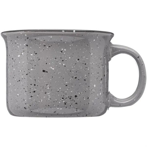 8 oz. Campfire Speckled Ceramic Coffee Mugs w/ Flared top