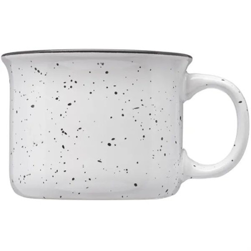 8 oz. Campfire Speckled Ceramic Coffee Mugs w/ Flared top