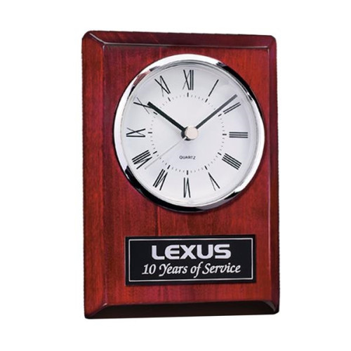 Alexis Clock -Chrome