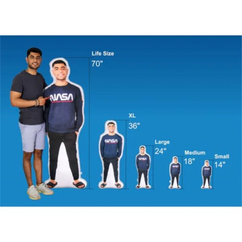 14" Custom Shape Sublimation Pillow USA Made Full Color