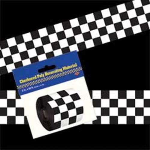 Checkered Flag Roll Decoration