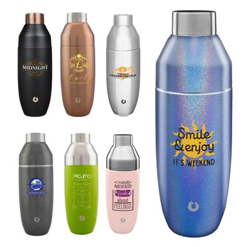 Snowfox® 24 oz. Cocktail Shaker, Full Digital Color