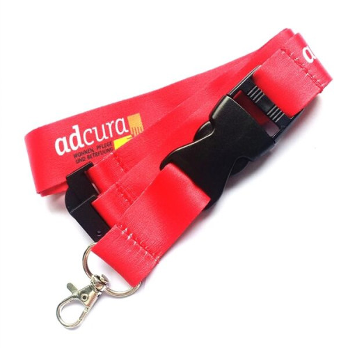 Dye-Sublimated buckle release Lanyards w/ Safety Breakaway