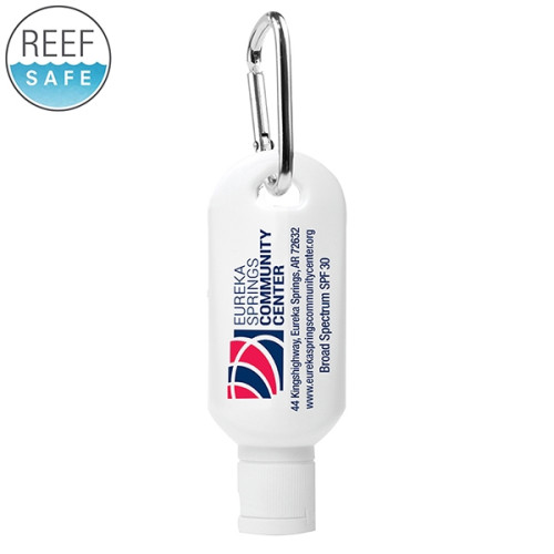 Broad Spectrum SPF 30 Sunscreen Lotion in Solid White Carabi