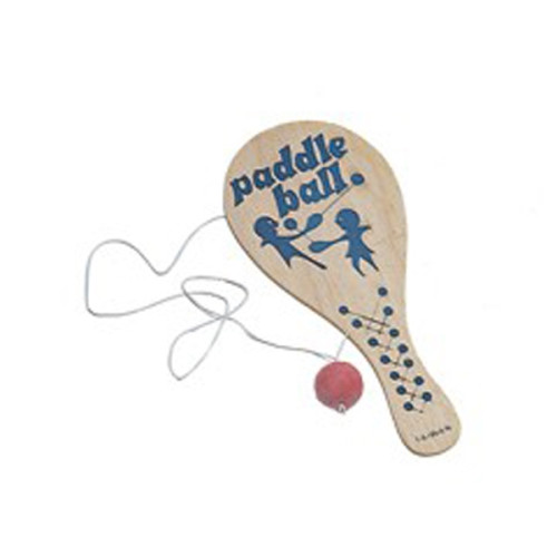 Wooden Paddle Ball Game
