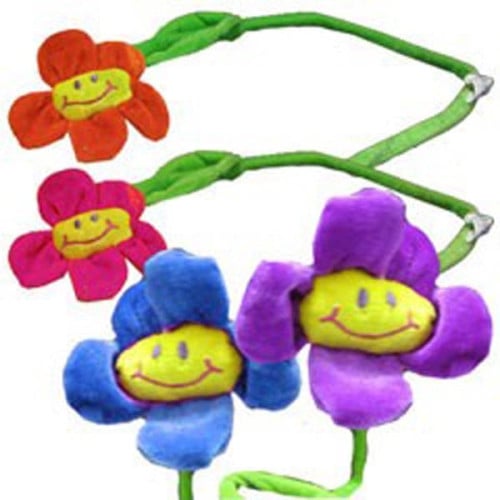 Plush 23'' Daisy Flowers Bendable Stems