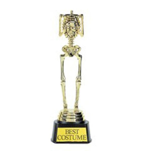 Plastic Skeleton Best Costume Trophy