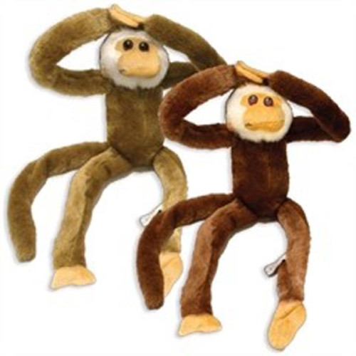 14" Plush Natural Monkey Toys