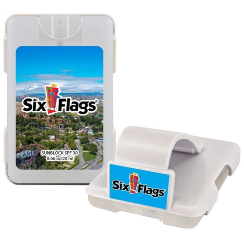 Easy-Reach TM Auto Visor Clip w/ Credit Card Sunscreen