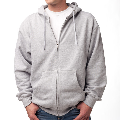 Independent Trading Company Men's Midweight Zip Hooded Sweatshirt