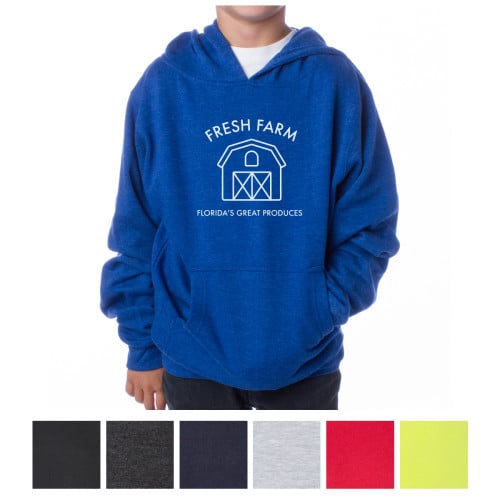 Independent Trading Company Youth Midweight Pullover Hooded Sweatshirt
