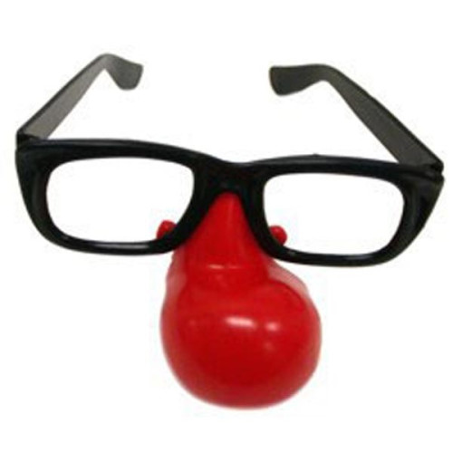 Clown Nose Glasses