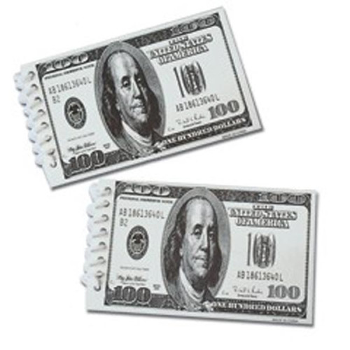 $100 Bill Spiral Notebooks