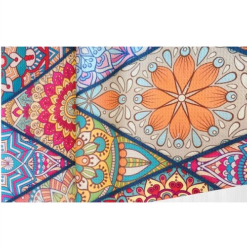 40"x 75" Sublimated Waffle Microfiber Sand Proof Beach Towel