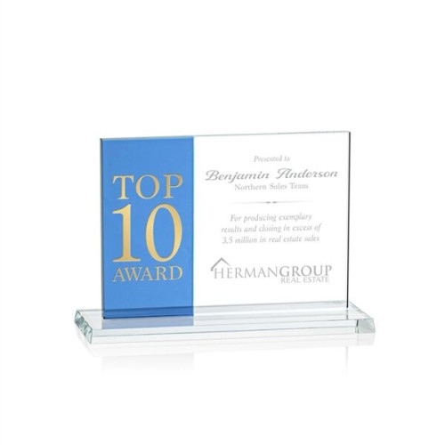 Composite Horizontal Award - Blue