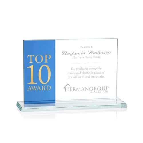 Composite Horizontal Award - Blue