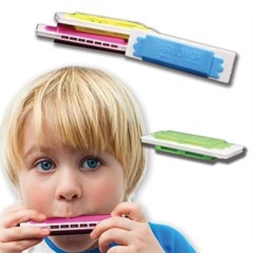 Assorted Color Plastic Harmonicas