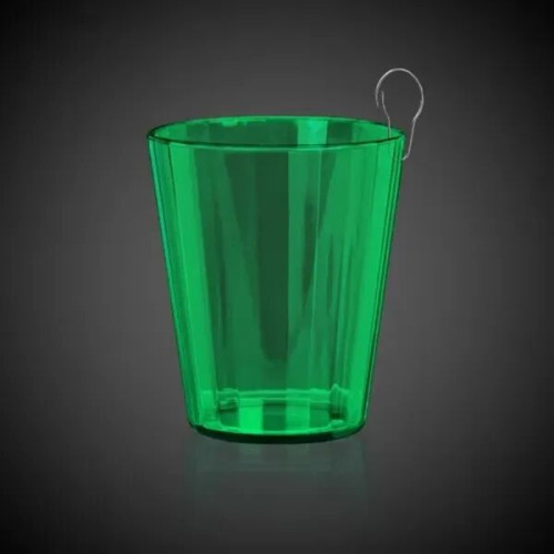 Green Shot Glass Medallion