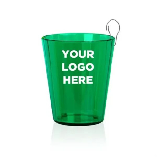 Green Shot Glass Medallion