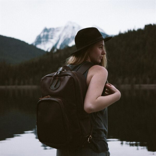 Duluth Pack Leather Standard Backpack