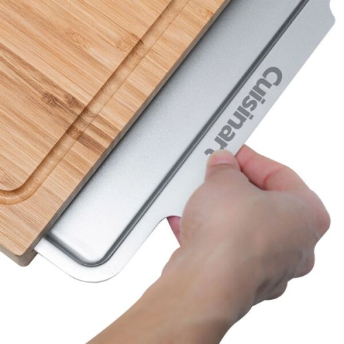 Cuisinart Outdoors® Bamboo Cutting Board With Hidden Tray