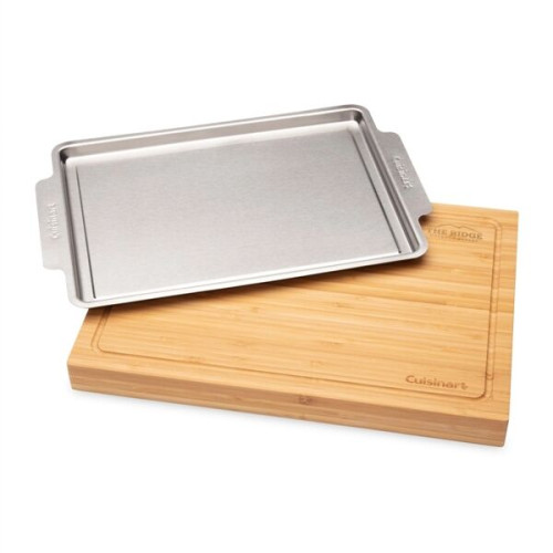 Cuisinart Outdoors® Bamboo Cutting Board With Hidden Tray