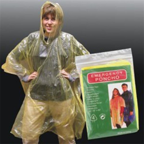 Plastic Rain Poncho