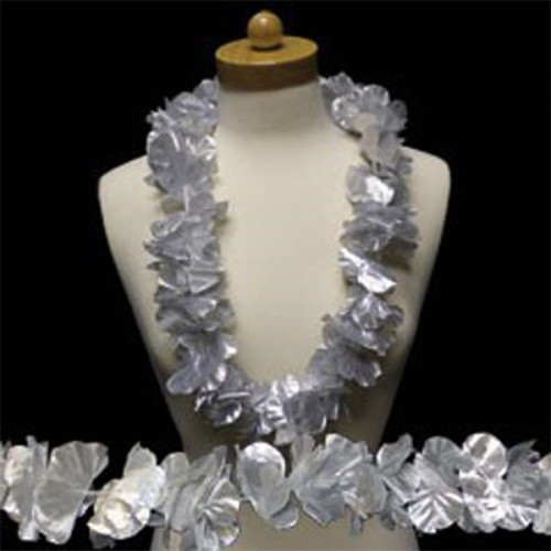 Silver Flower Leis