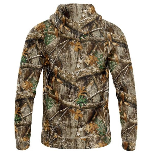 TUFGear™ Realtree® Hunting Raglan Camo Zipper Hoodie Pocket