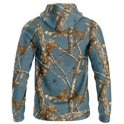 TUFGear™ Realtree® Hunting Raglan Camo Zipper Hoodie Pocket