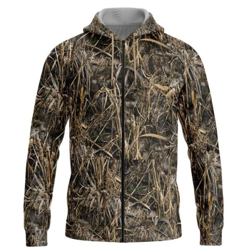 TUFGear™ Realtree® Hunting Raglan Camo Zipper Hoodie Pocket