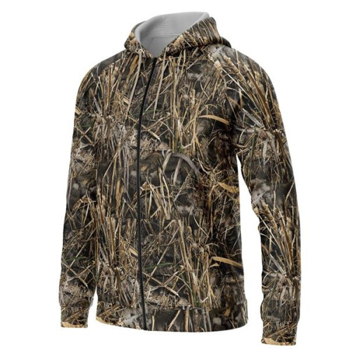 TUFGear™ Realtree® Hunting Raglan Camo Zipper Hoodie Pocket