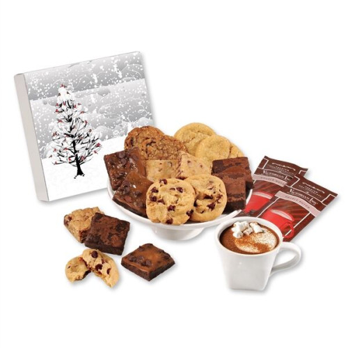 Gourmet Cookie & Brownie Gift Box with Cardinals Sleeve